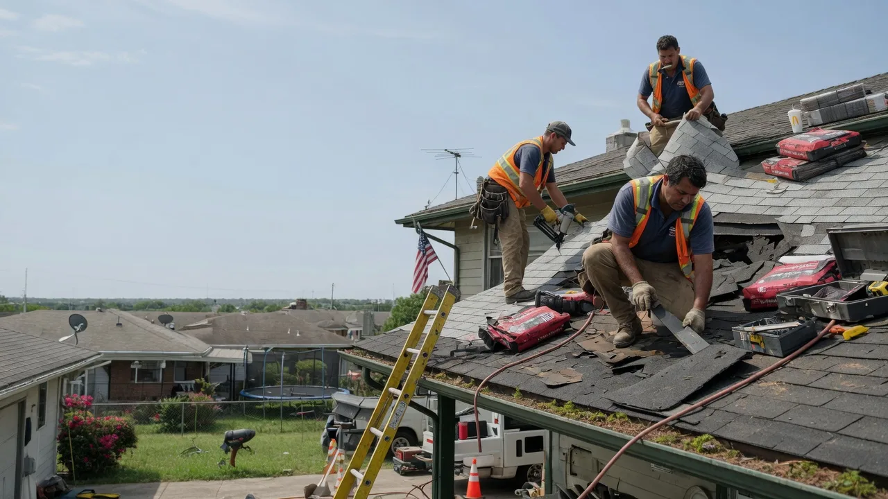 Roof Repair in Bleiblerville, TX near me